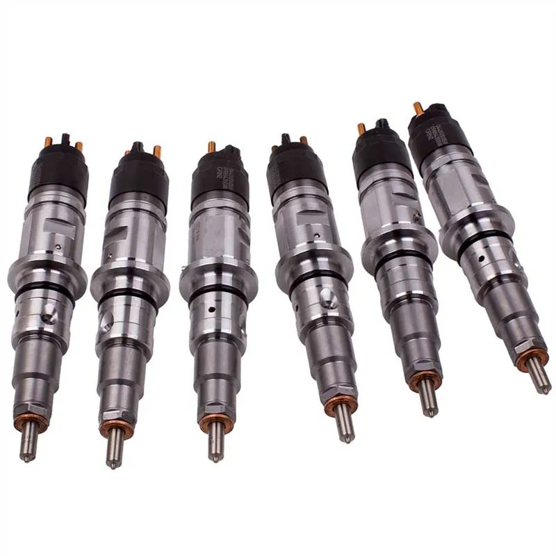 High Quality 6Pcs Diesel Fuel Injector 0445120050 For Dodge Ram 25003500 6.7L Pickup 0445120185 0986435518 Auto Parts