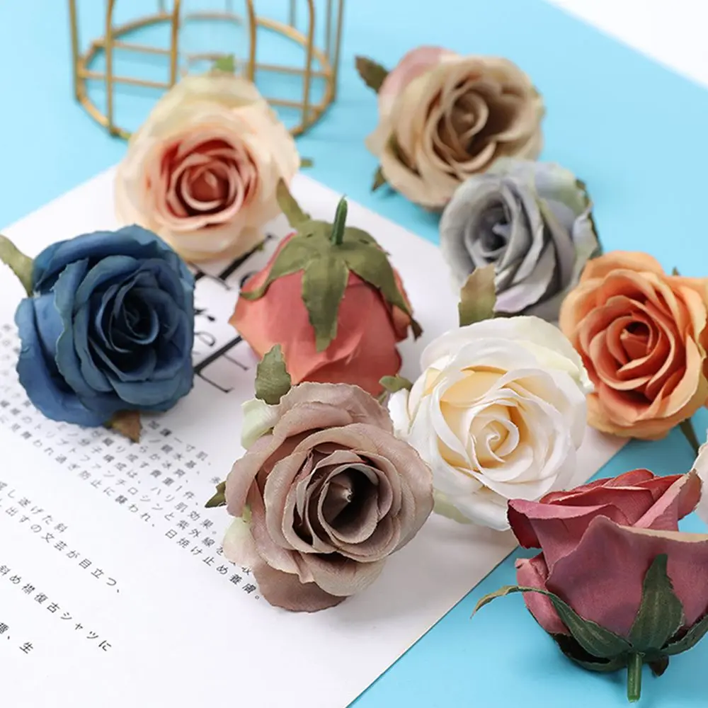 

Artificial Flowers Wall Silk Roses Diy Gifts Box Valentine's Day Present Home vase table Christmas Outdoor Garden Wedding Decor