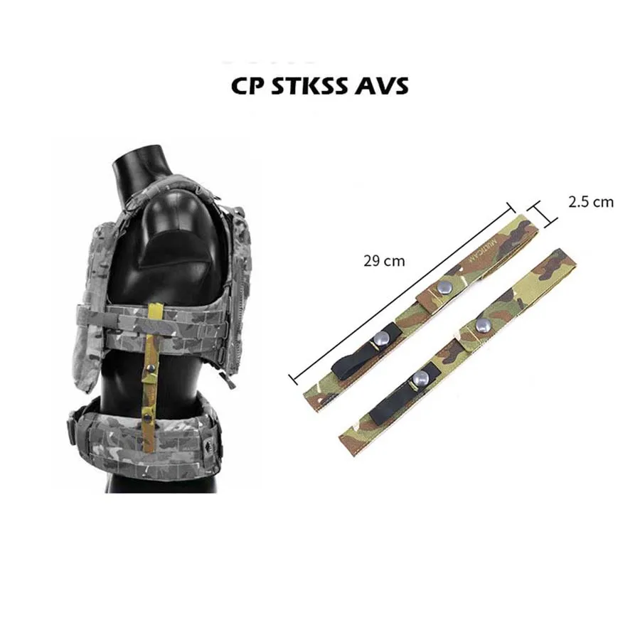 Tactical Vest CP StKSS AVS Waistband Accessories Tactical Waist Seal Connecting Belt Strap Carbon Fiber Plate RG