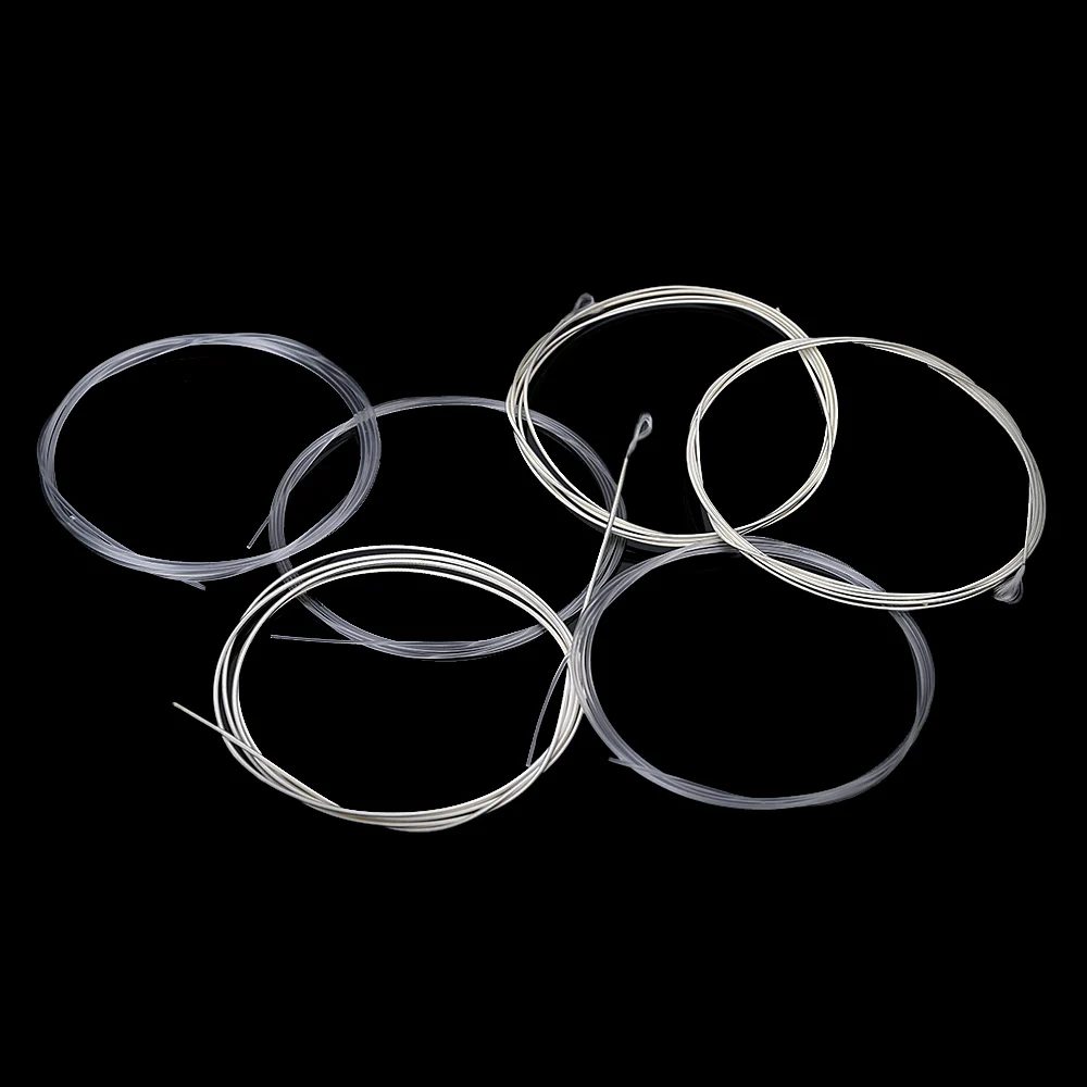

Nylon Six Strings Silver Plating Set Super Light Acoustic Guitar Musical Instruments 6 Pieces Package Size 11.9*10.7*0.7cm