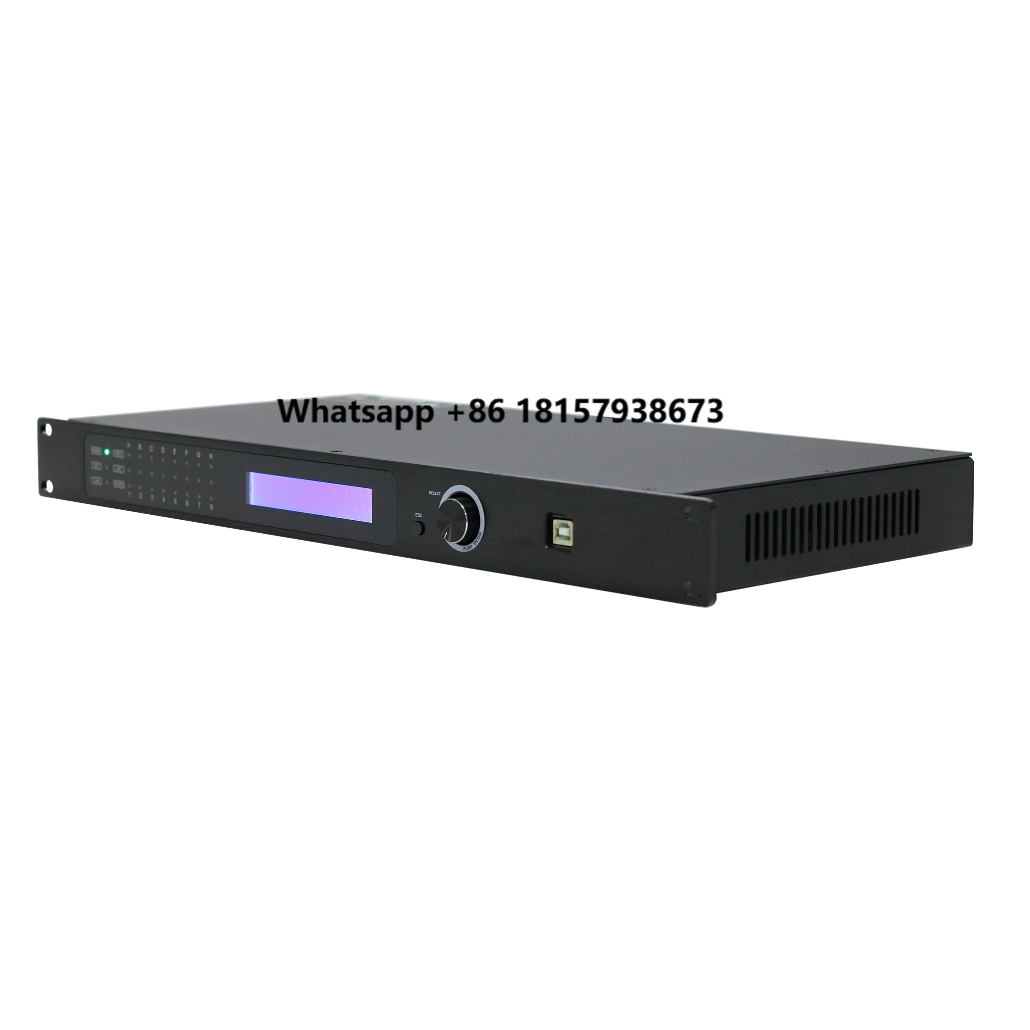 

T Professional 48KHz Sampling Rate Procesador De Audio 8 Input 8 Output Audio Matrix Mixer DSP Digital Audio Processor