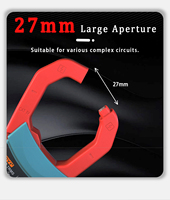 VC903 ZOYI AC-DC clamp meter  digital high-precision electrical voltage multi-function maintenance meter Current 1200A