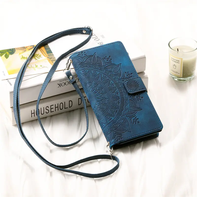 Totems Zipper Card Case for Xiaomi Poco X6 F6 M6 F5 X5 X4 X3 NFC F3 F4 Pro C65 C55 Luxury Magnetic Leather Wallet Protect Cover - Image 9