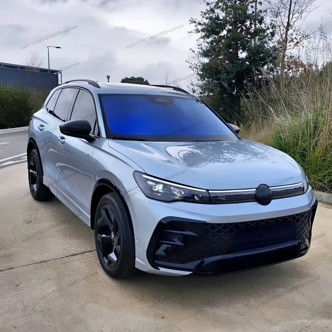 

Front Bumper Fog Lamp Blade Wind Knife Splitter Trim For VW Tiguan MK3 R-Line 2024-2026 Gloss Black Exterior Tuning Body Kits