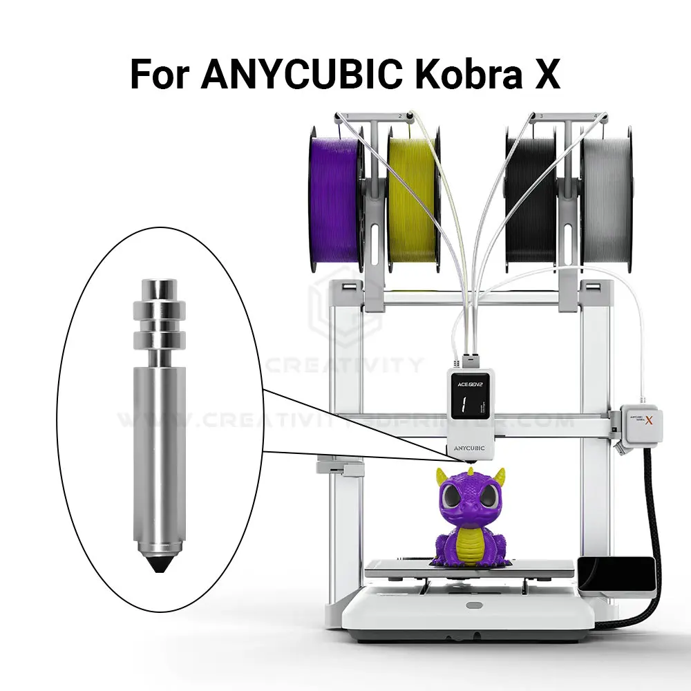 Kobra X Bimetallic Nozzle For Anycubic Hotend Print Head Assembly Kobra X Hotend Nozzles 3D Printer Accessories