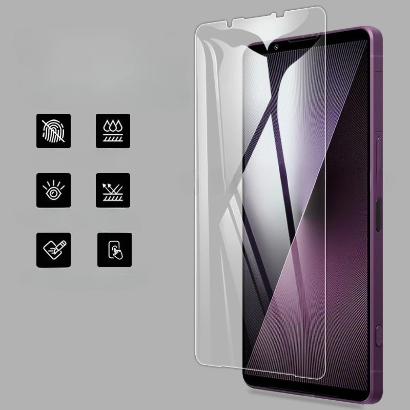 Pour Sony Xperia 1 VII clair HD protecteur d'écran en verre trempé pour SONY XPERIA Xperia1 1VII 2.5D Film de protection anti-rayures