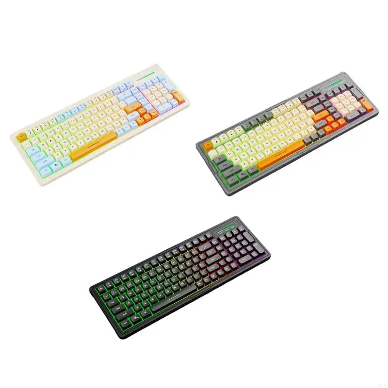 Mechanical Feel Corded Keyboard For PC Gaming Office Color Backlights Optional 896C