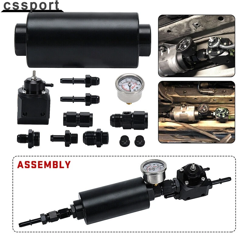 

High-Flow Fuel Pressure Regulator FPR Fuel Filter Kit For BMW E46 M3 6AN/10AN