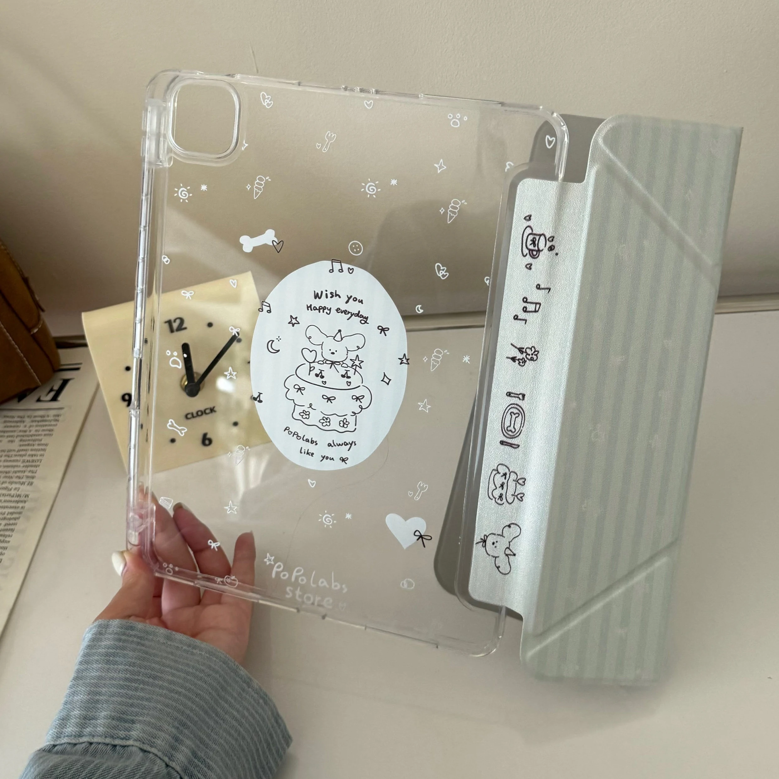 Cute Case For ipad a16 case 11th 10th Gen 10.2 7 8 9th Cover Pro Air 13 11 M3 M2 M4 M5 Pro12.9in Mini7 6 Funda Shockproof Cover