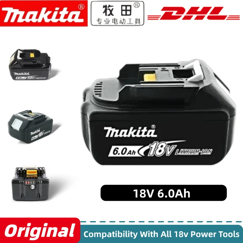 

Optimized for High-Drain Tools: Makita 18V Battery 6Ah, High-Discharge Batterie Makita 18V, Blowers at Peak Performance