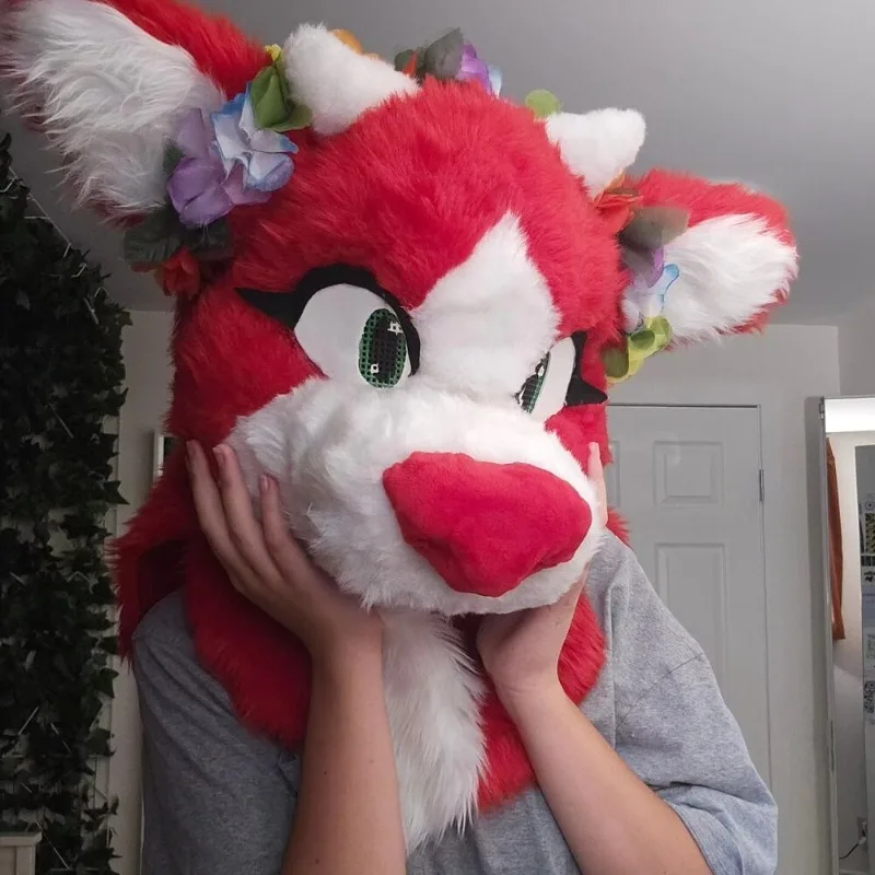 Fursuit Cow Head Cute Furry Cosplay Costumes