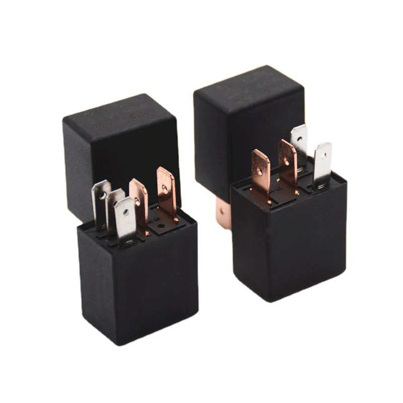 1pcs High Quality Car Relay DC 12V 40A Rated Current 1NO 1NC SPDT 4/5 Pins Car Automotive Alarm Relay 40 Amp Wholesale