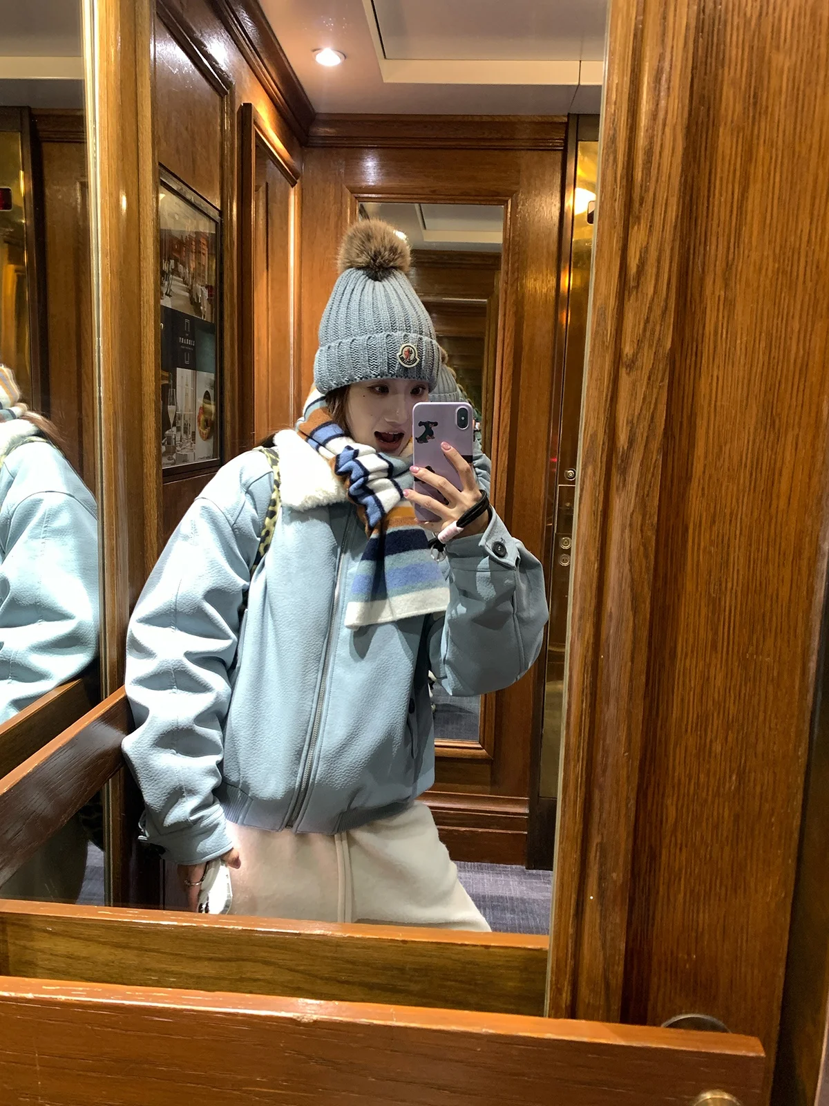 Chaqueta Informal Holgada de Algodón Retro para Mujer, Ropa de Abrigo de Invierno, Xianai, Sin Tinte, Azul Versátil, Capa Exterior