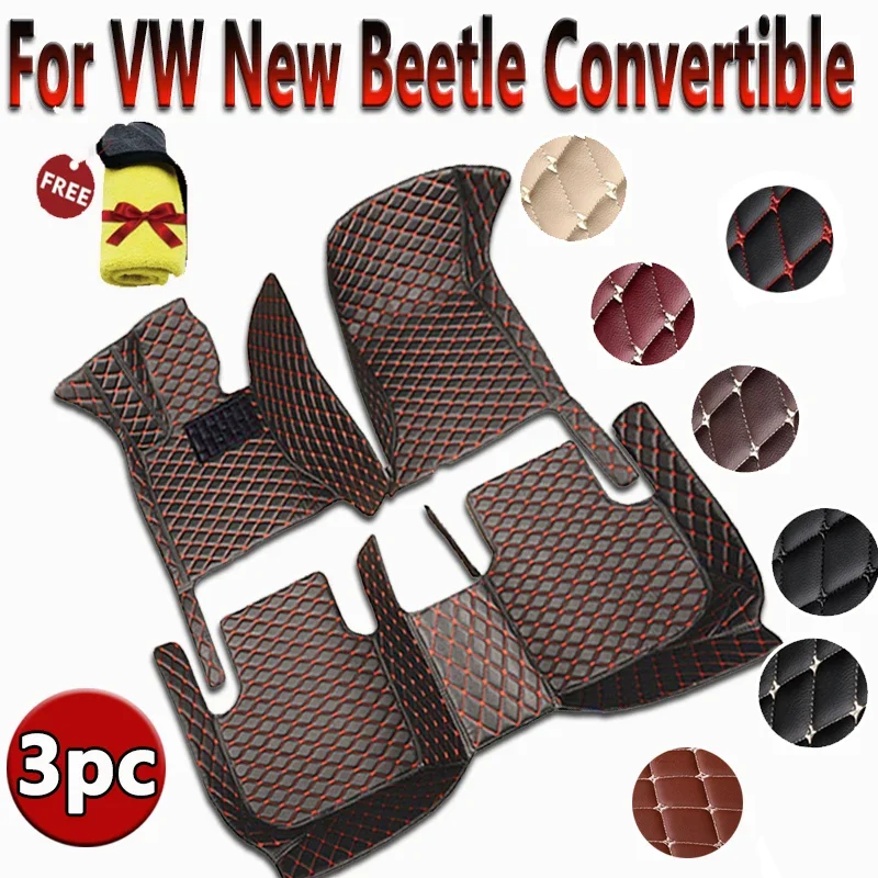 

Автомобильные коврики для VW Volkswagen New Beetle Convertible 1998 ~ 2011 водонепроницаемый коврик Tapetes Para Automovil автомобильные коврики автомобильные аксессуары