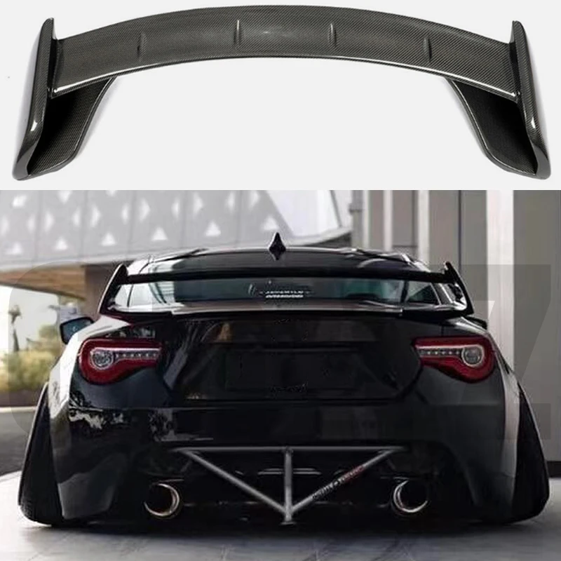 

For Toyota GT86 Subaru BRZ Coupe 2013-2019 Real Carbon Fiber Gloss Black Rear Trunk Spoiler Sport Wing