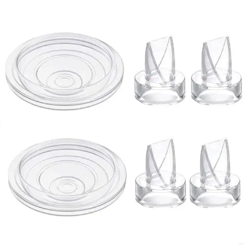 

581F 6pcs/set Silicone Duckbill Valves & Silicone Diaphragm Electric Breast Part