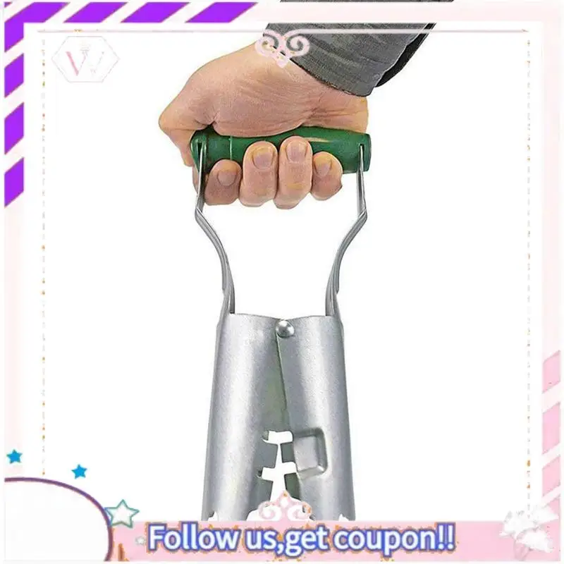 Premium Stainless Steel Seedling Transplanter Digging Pits Sowing Seedling Tools Planting Vegetable Gardening Hole Shovel