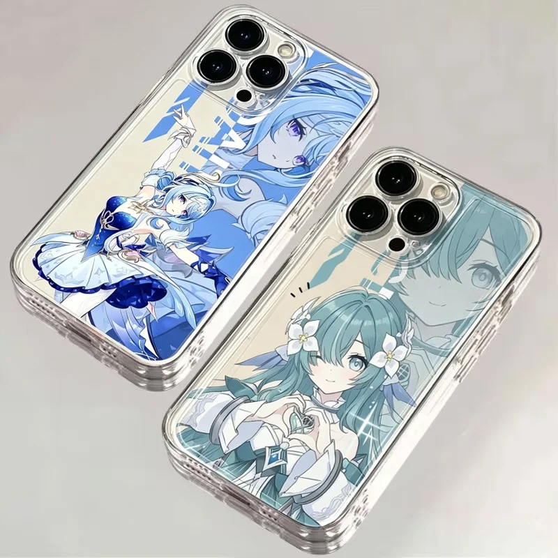 Genshin Impact Vodyanitsa Odette Clear Case For Infinix Tecno Spark 40 Plus 30C 20C 20 Pro Camon 20 30 40 50 Pro Pova 3 4 5 6 7