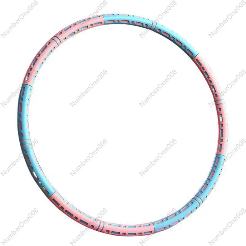 

Утяжеленный обруч из нержавеющей стали, разборный на 6 секций, для фитнеса, для взрослых, для тренировки мышц живота и талии, для домашних тренировок