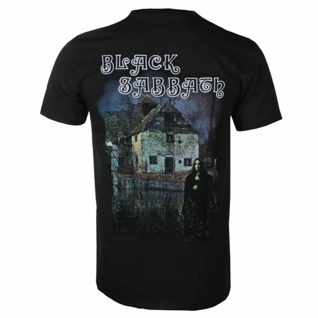 Black Sabbath - Debut Album Pattern Printed Classic Metal Band T-shirt in Street Hip-hop Style Suitable for Both Men and Women