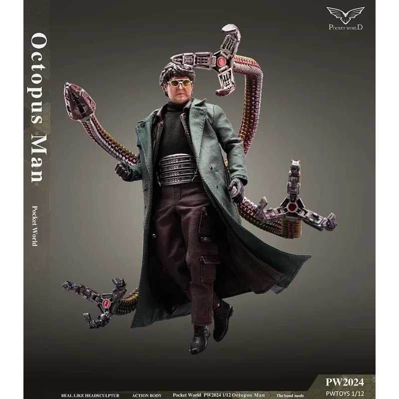 PWTOYS Original 1/12 Finished Actionable Precious Doll Series Doc Ock  Anime Toys Collectible Model Festival Gift for Boys
