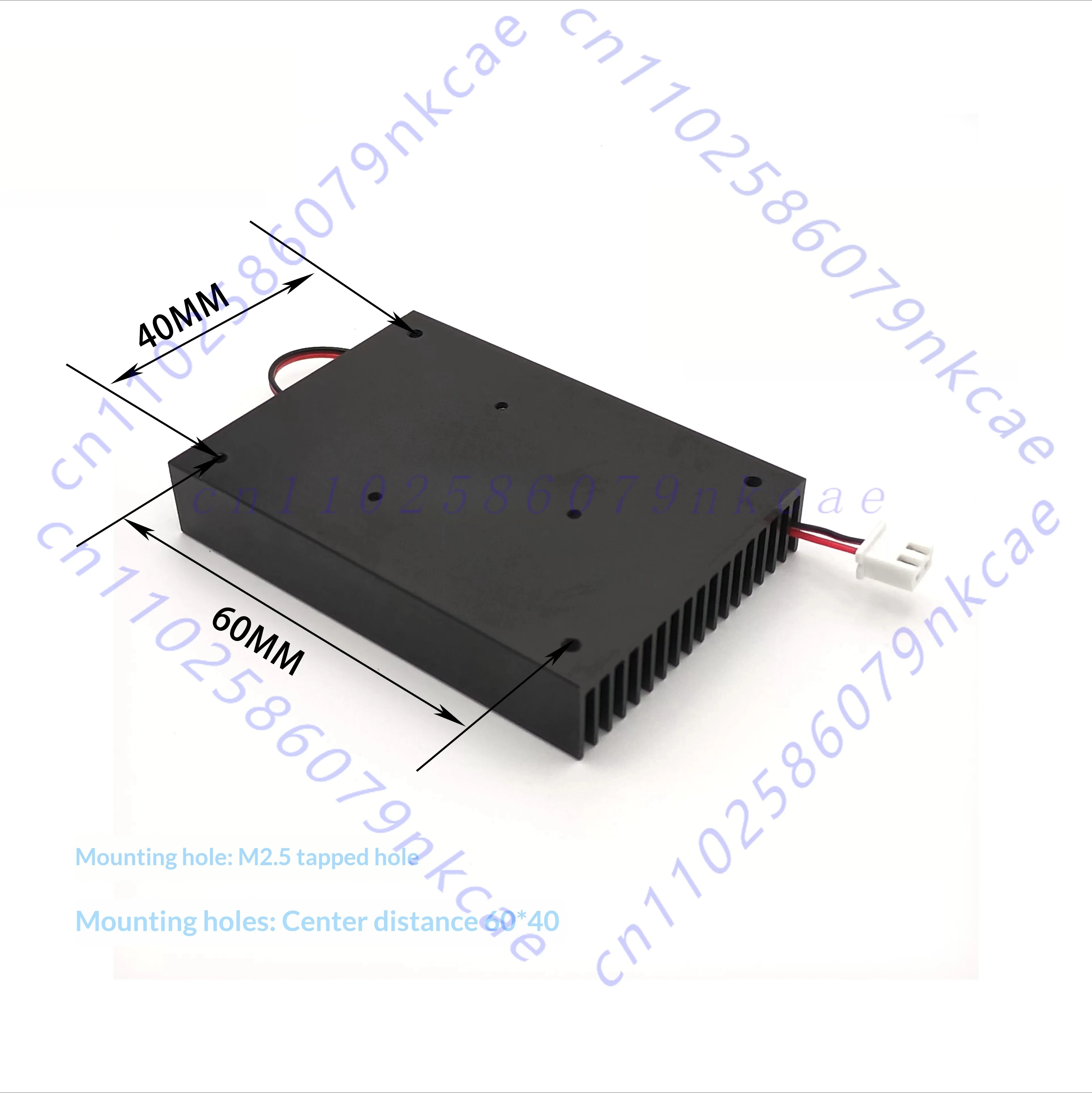 Graphics card/industrial control main board radiator shape 70 * 50 * 12.5