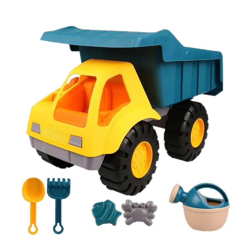 Jouets de plage pour enfants, jeu de sable avec bêche E27, camion pataugeoire, ensemble de jardinage pour 3, 4, 5, 6 ans B