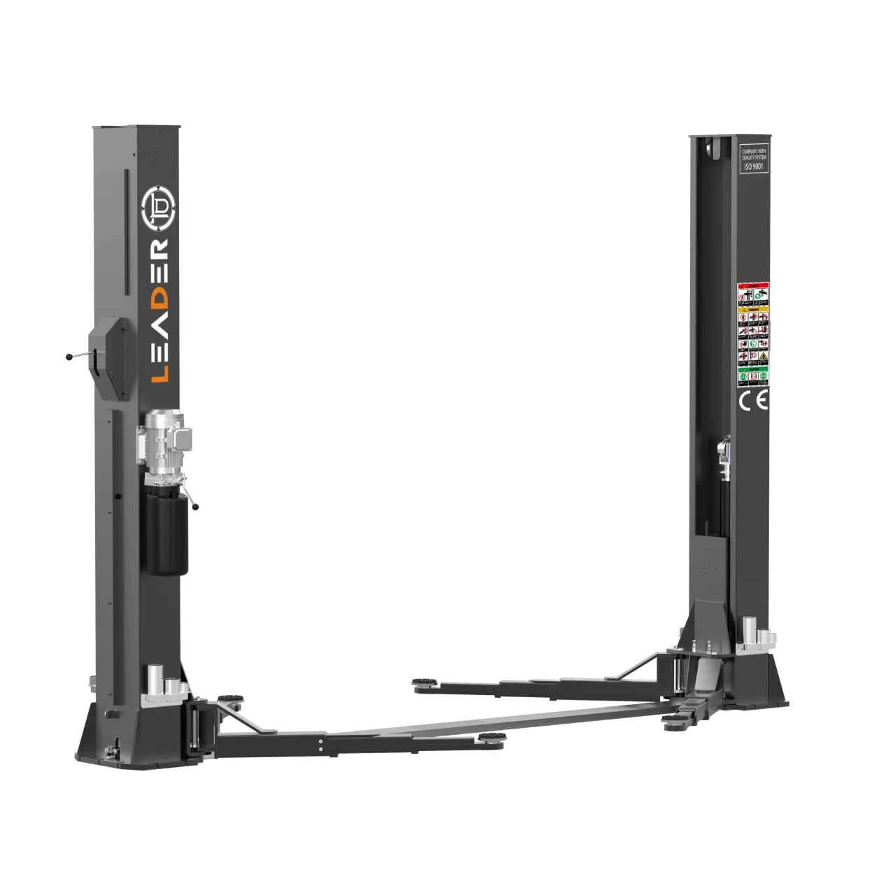 

Single-sided 6.3 Ton Manually Unlocked Double Column Car Lift With 1900 Mm Lifting Height And 3300 Mm Column Spacing