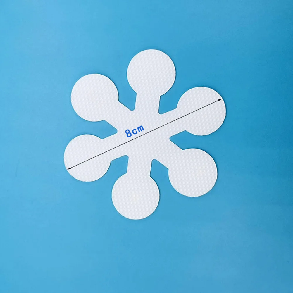 

20Pcs Snowflake Anti-Slip Sticker Premium Material Bath Treads Non-Slip Strip Bathtub Bathroom Accessories Tub Anti-Slip Tape