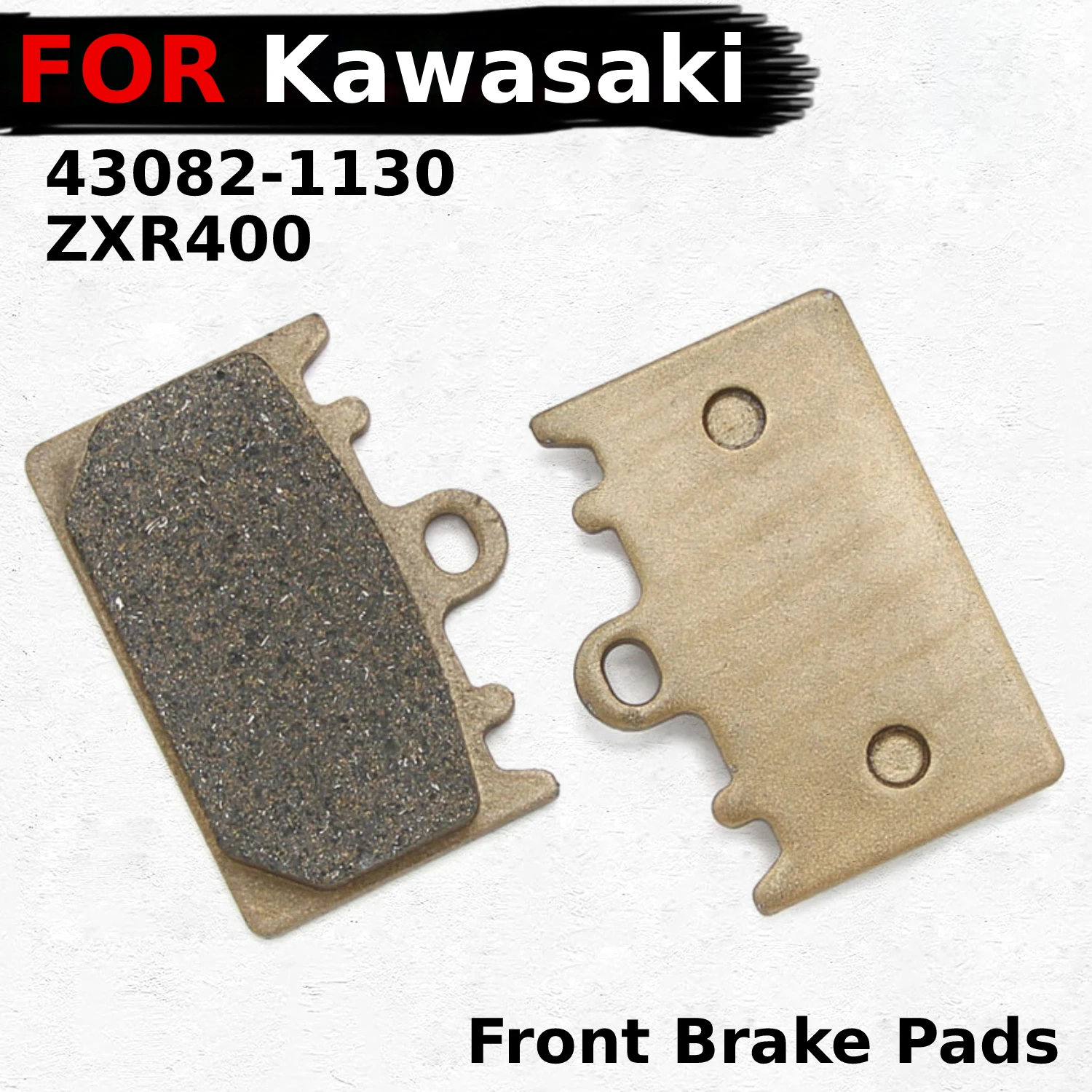 

Motorcycle Front Brake Pads For Kawasaki ZXR400 1991 1992 1993 1994 1995 1996 1997 1998 1999 2000 2001 2002 2003 Years 43082-113
