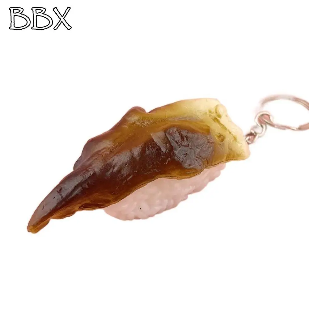 

Japanese Style Simulation Food Key Chain Grilled Eel Sea ​​urchin Fake Sushi Model Keychain Bag Pendant Handmade Sushi