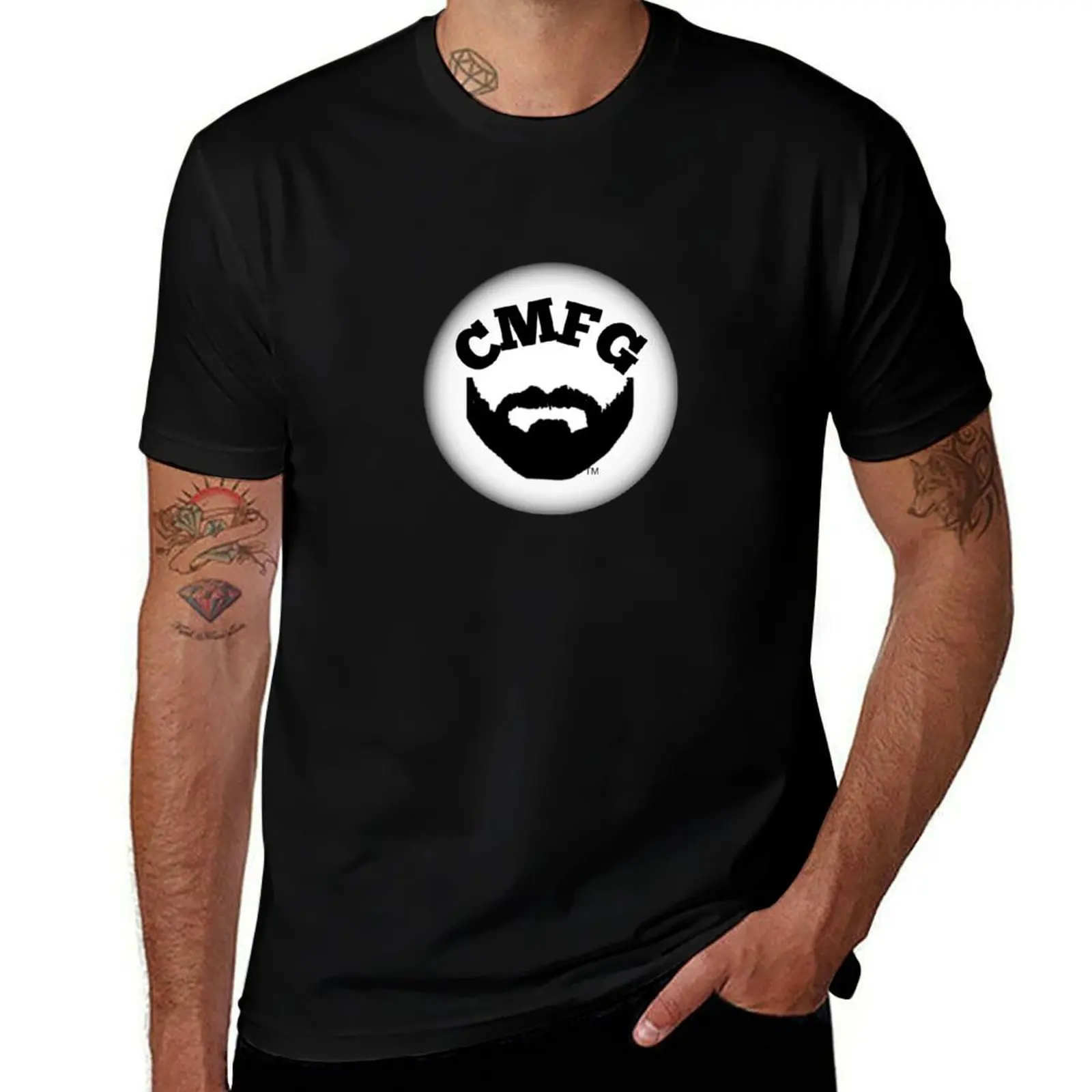 

CMFG beard T-Shirt t shirts designer t shirts for man slim fit graphic t shirts for man T-Shirt