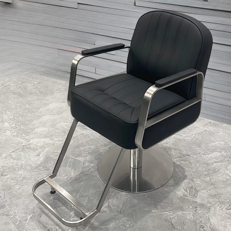 

Luxury Hair Barber Chairs Salon Vanity Saloon Hairdressing Chairs Ergonomic Swivel Chaise Coiffeuse Barbershop Furniture CM50LF