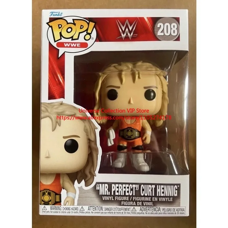 Funko Pop WWE Mr. Perfect Curt Hennig # Figura de Vinilo Oficial 208, Edición Limitada, Modelo Coleccionable para Fanáticos del Deporte de Lucha Libre