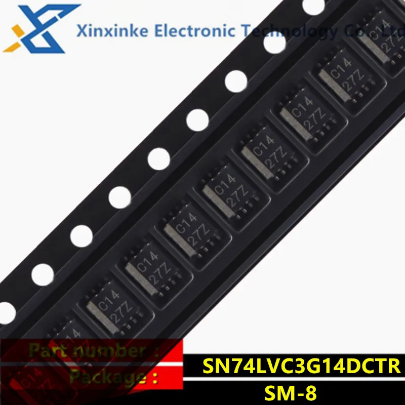 10PCS SN74LVC3G14DCTR Mark:C14 SM-8 Inverters Triple Schmitt-Trgr 3 Circuit Logic ICs Brand New Original