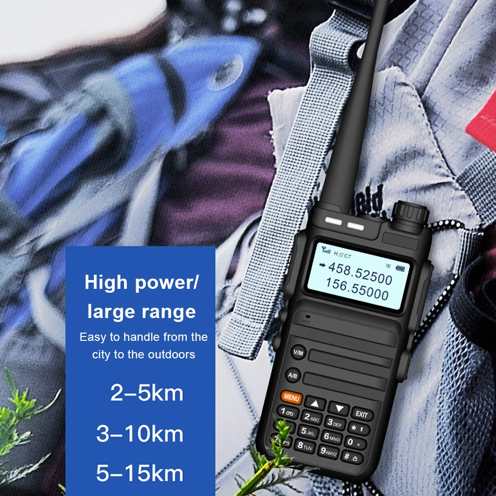 

EU Plug Walkie Talkie IP67 Waterproof Two-way Radios Long Range Camping