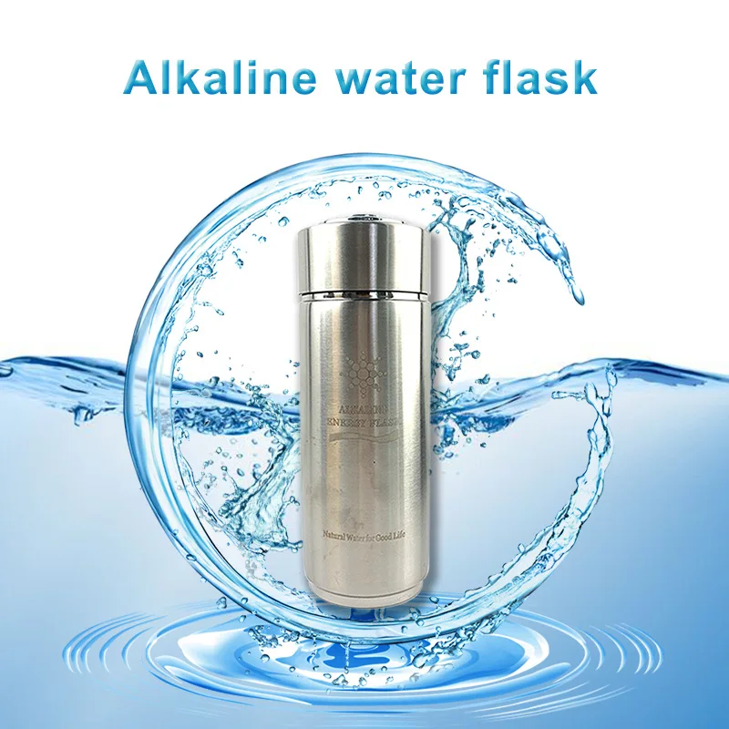 Tourmaline Weak Alkaline Cup Negative Ion Stainless Steel Nano Water Cup