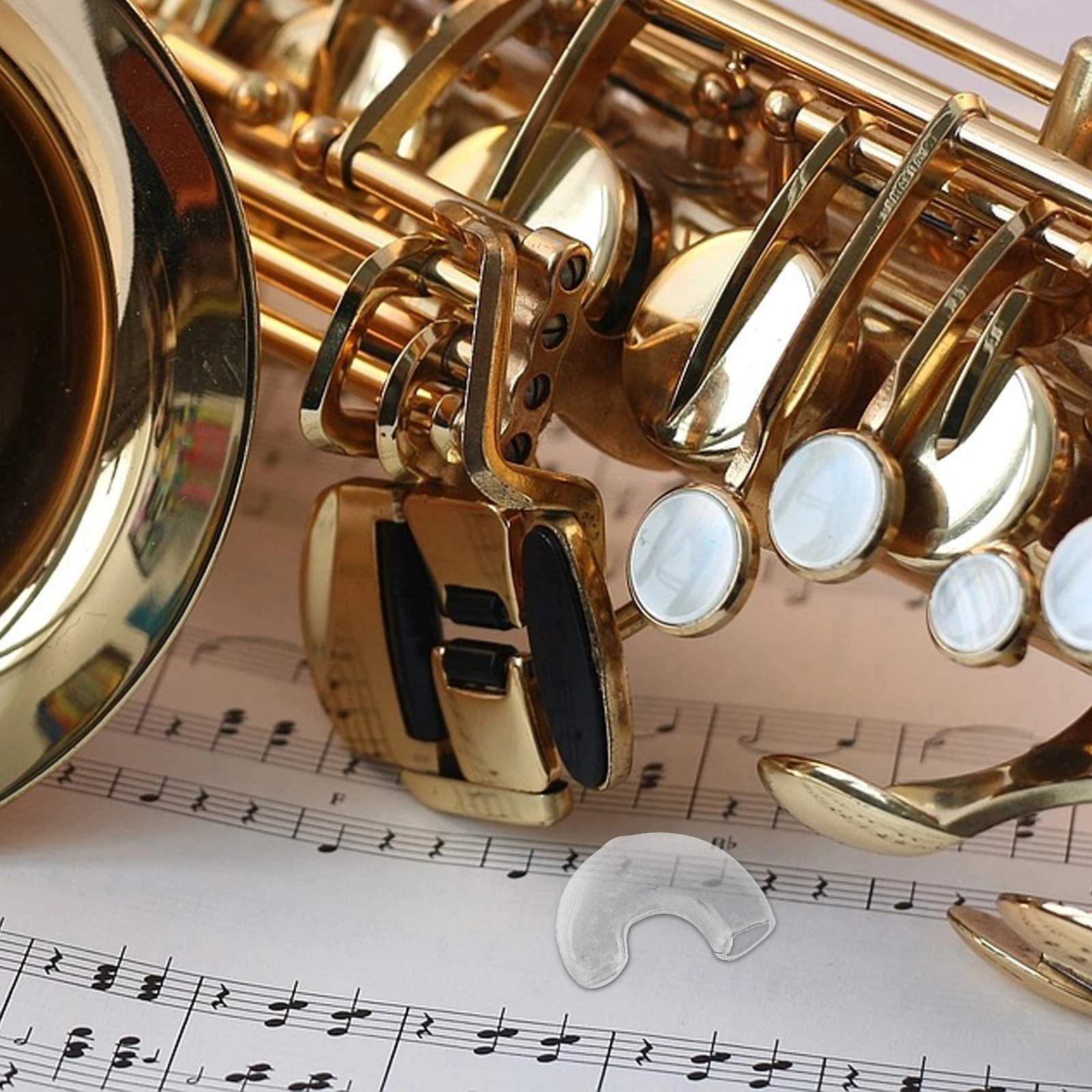 

3Pcs Saxophone Neck Strap Hook Sleeve Rubber Protector Cover for Swivel Snap Clasp Durable Accessory for Alto Tenor Sax