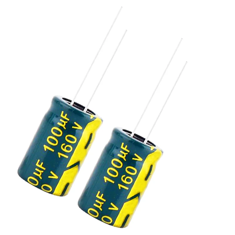 10PCS 160V 100UF 13x20mm 160V 22UF Electrolytic Capacitor 160V100UF 160V22UF 8x16mm Low ESR Aluminum Capacitors 22UF/100UF 160V