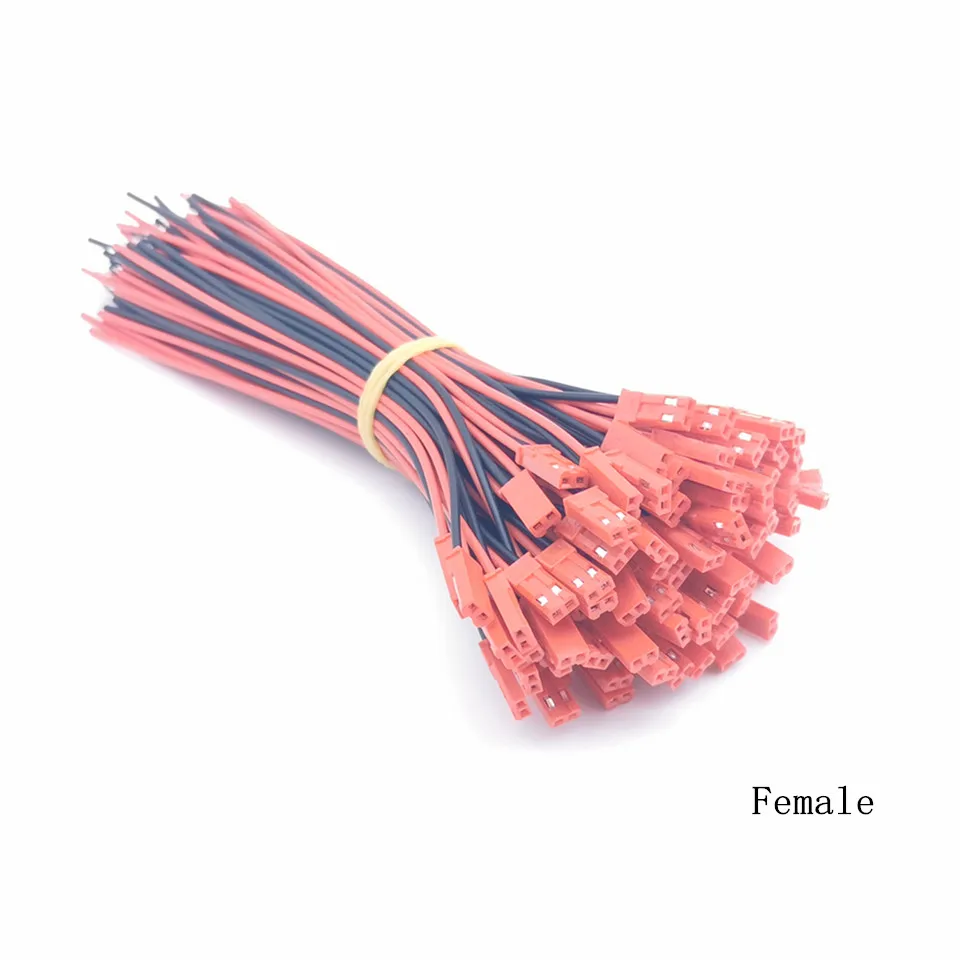JST 2 دبوس الذكور والإناث كابلات الموصلات 2pin سلك التوصيل وصلات مرفاع ل LED شريط مصابيح لتقوم بها بنفسك SYP 2.54 مللي متر 10 سنتيمتر 15 سنتيمتر 20 سنتيمتر 22AWG