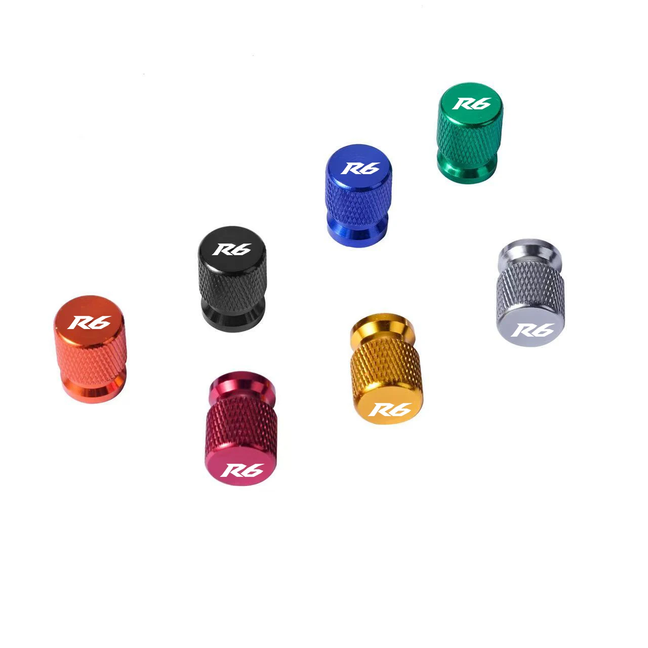 

R6 For Yamaha YZF R6 2000-2020 2019 2018 2017 2016 2015 CNC Aluminum Tire Valve Air Port Cover Stem Caps Motorcycle Accessories
