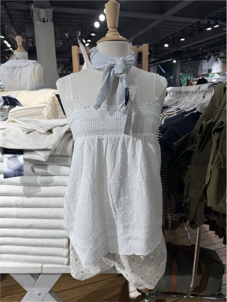 Polka Dot Ruffled Strapless Tops Women Casual Slim Elasticated Tube and Two Ways to Wear Skirt Sweet Cute Preppy Style Camisole
