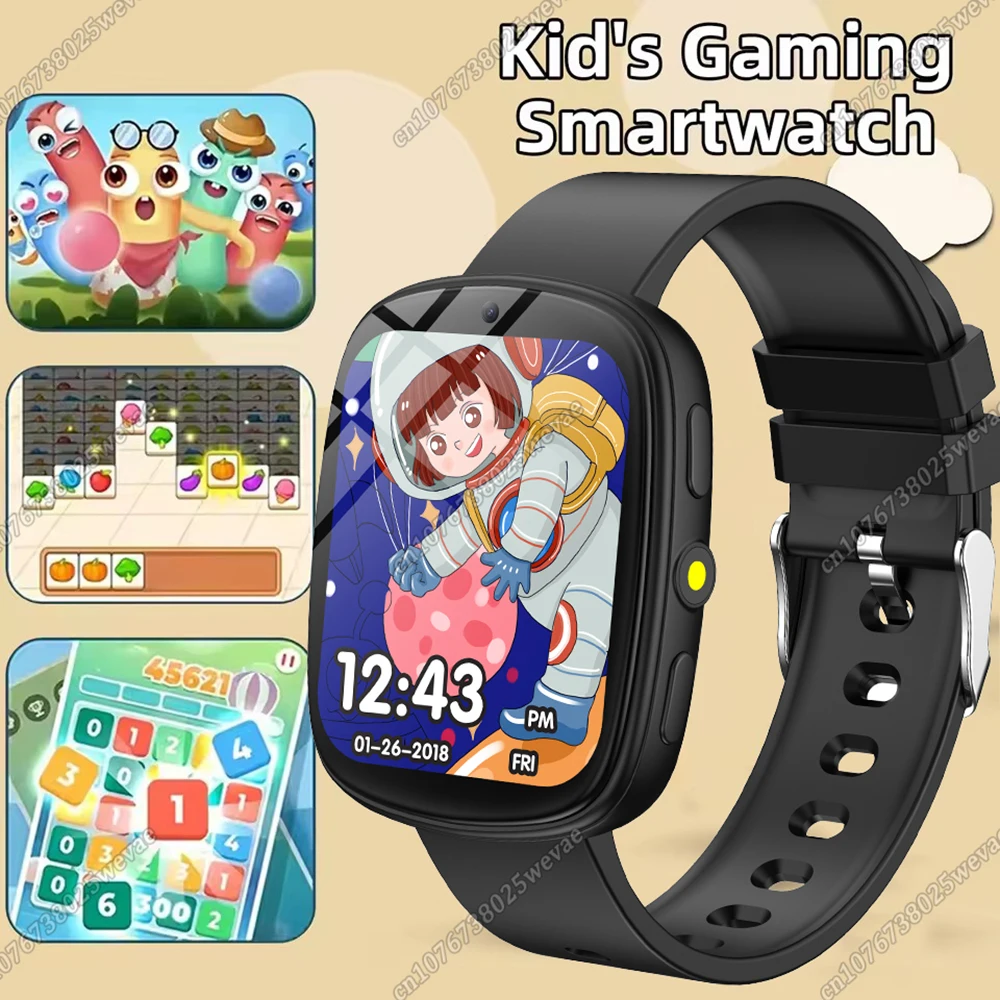 

Новые модные умные часы для детей, игры, HD-экран, камера, фонарик, монитор сна, будильник, подарок на день рождения для мальчиков и девочек