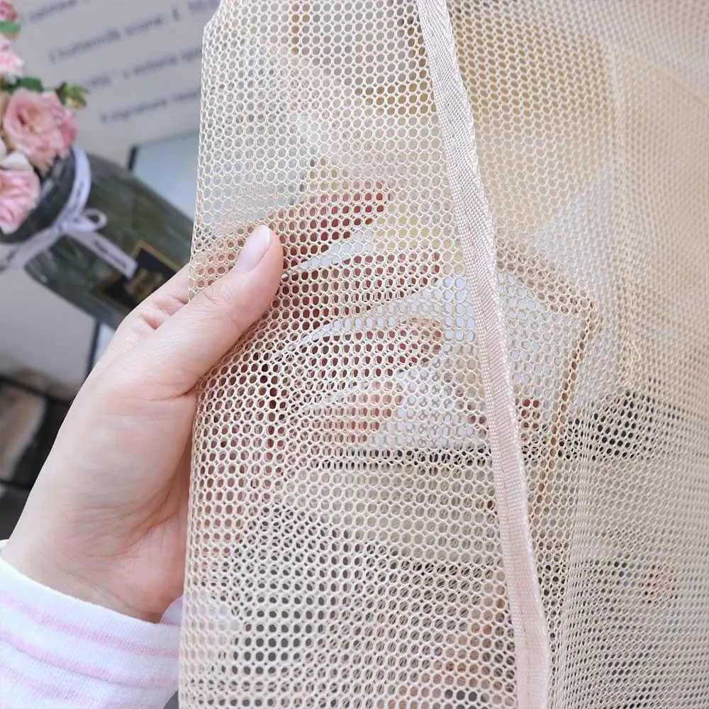 

Portable Summer Hollow Out Totes Bag Casual Beach Mesh Shoulder Bag Large Capacity Swim Shopping Handbag Outdoor
