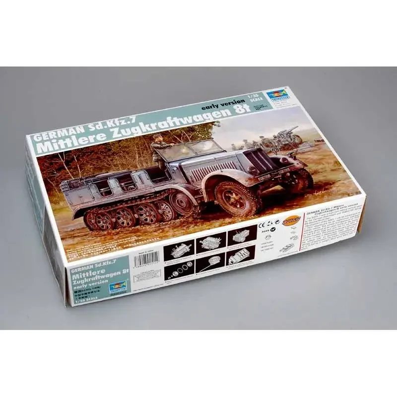 Trumpeter 01514 1/35 Sd.Kfz.7 Mittlere Zugkraftwagen 8t early version - Scale Model Kit