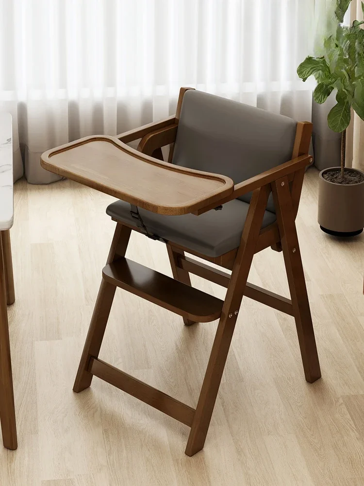 Childrens Wooden Foldable Home Eating Dining Chairs Growth Seat Minimalist Design Dining Chairs Cadeira Home Furniture HYDC