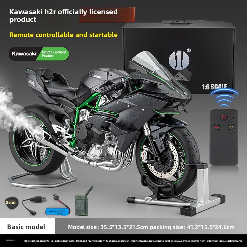 modellino-moto-kawasaki-h2-track-edition-in-lega-1-6-con-telecomando-e-funzione-spray-giocattolo-da-collezione-regalo-di-compleanno
