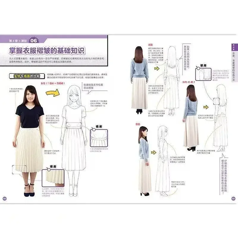 Complete Guide to Sketching Japanese Manga Characters in 360 ° Perfect Presentation