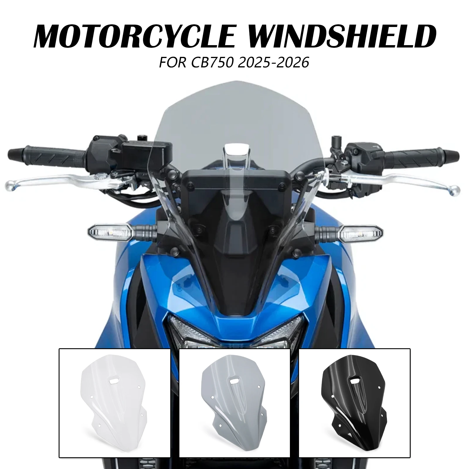 

Новые аксессуары для мотоциклов: спортивный ветровик-дефлектор для Honda CB750 Hornet 2025-2026