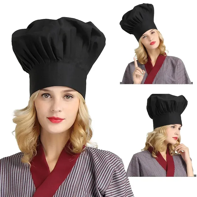 Hat Cook Cap Cooking Kitchen Hats Accessories Restaurant Waiter Adjustable BBQ Services Mushroom Catering Chef Cafes Caps Hotel